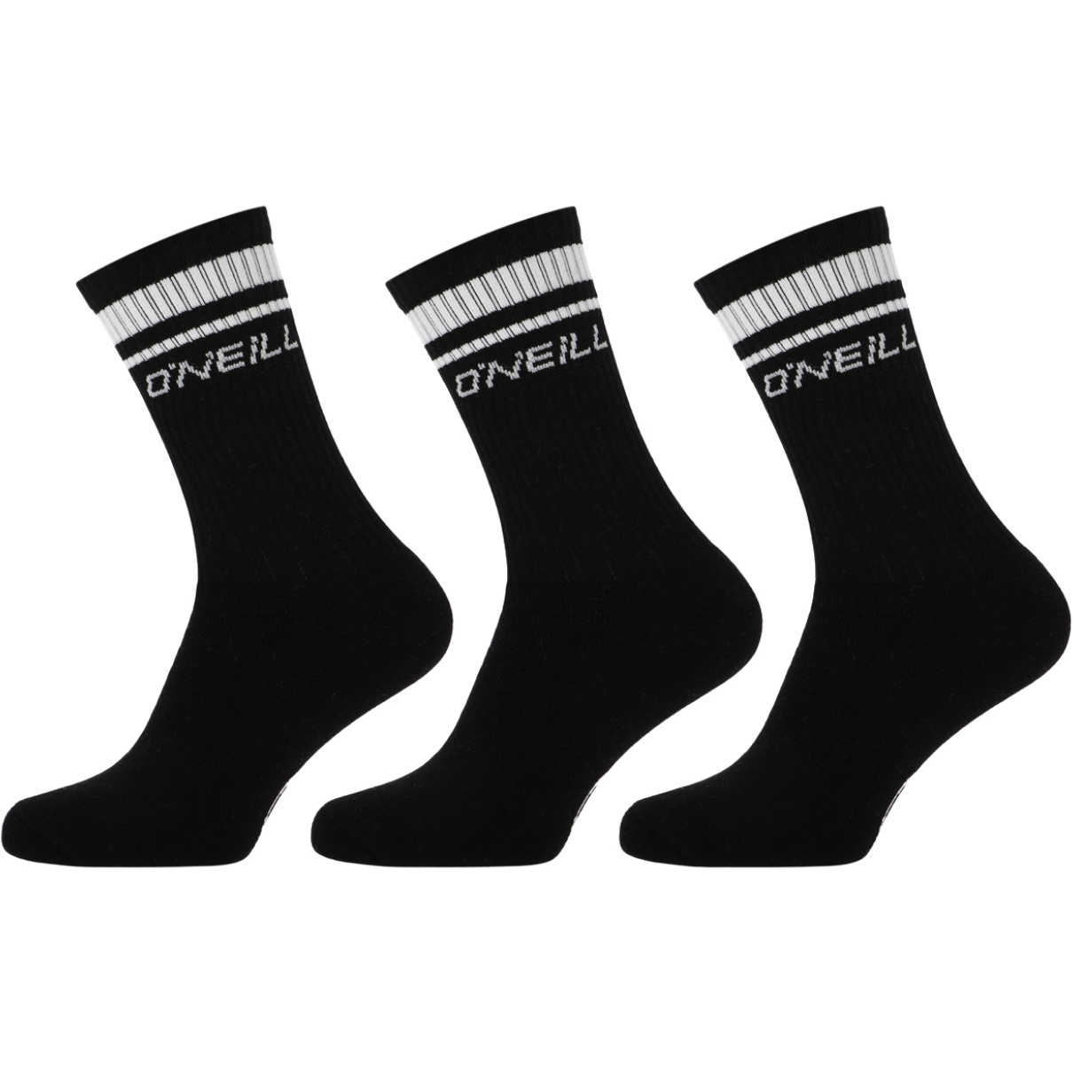 2025 O'Neill Sport Strømpede Sokker 3-pak 770023 - Black